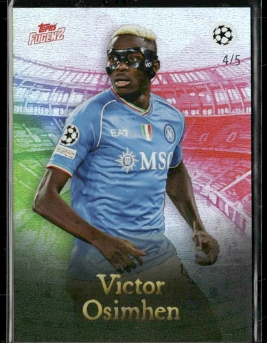 Victor Osimhen 2023 Topps FuGenZ UEFA Club Competitions Rainbow /5