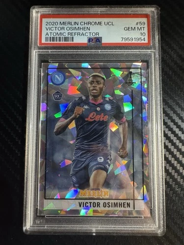 Victor Osimhen 2020 Topps Merlin Chrome Atomic /250