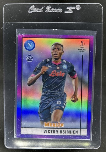 Victor Osimhen 2020 Topps Merlin Chrome Purple /299