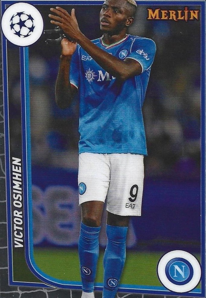 Victor Osimhen 2023 Topps Merlin UEFA Club Competitions
