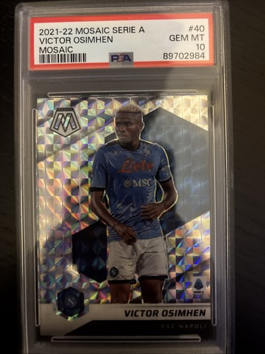 Victor Osimhen 2021 Panini Mosaic Mosaic Prizm