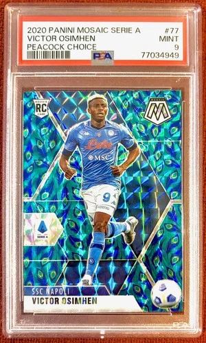Victor Osimhen 2020 Panini Mosaic Peacock