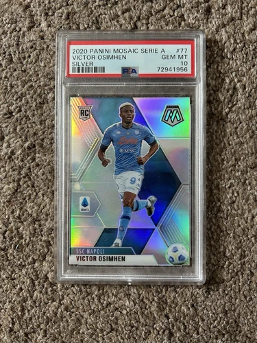 Victor Osimhen 2020 Panini Mosaic Silver