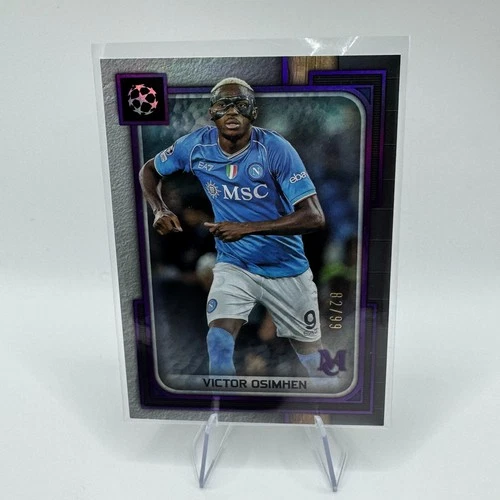 Victor Osimhen 2023 Topps Museum Amethyst /99