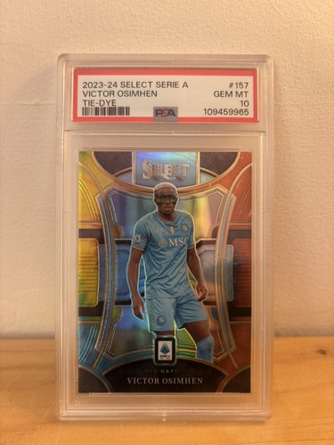Victor Osimhen 2023 Panini Select Tie-Dye Prizm /25