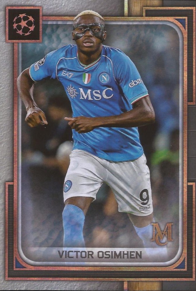 Victor Osimhen 2023 Topps Museum Collection UEFA Champions League