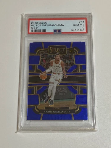 Victor Wembanyama 2023 Panini Select Blue