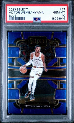 Victor Wembanyama 2023 Panini Select Concourse Blue