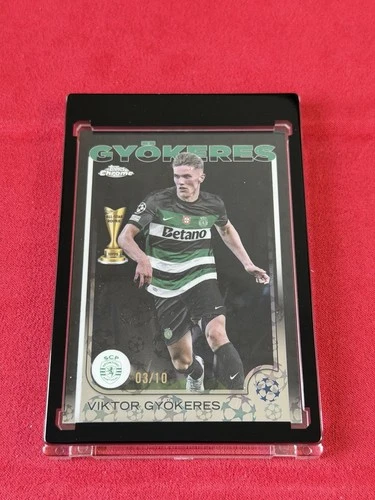 Viktor Gyökeres 2024 Topps Chrome Black /10