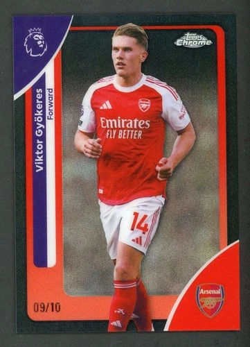 Viktor Gyökeres 2026 Topps Chrome Black Refractor /10