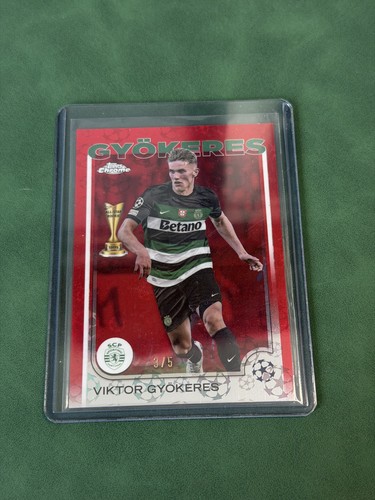 Viktor Gyökeres 2024 Topps Chrome Logofractor /5