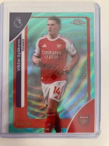 Viktor Gyökeres 2025 Topps Chrome Parallel 146/199