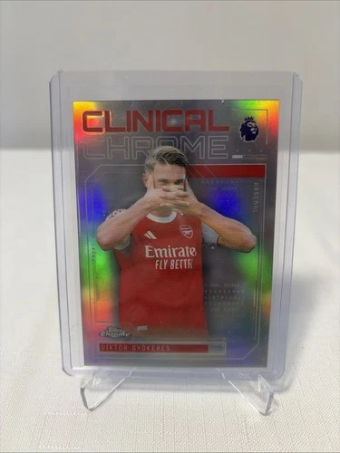 Viktor Gyökeres 2026 Topps Chrome Premier League Clinical Chrome