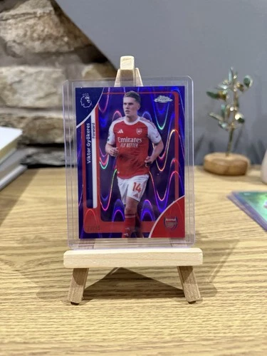 Viktor Gyökeres 2026 Topps Chrome Purple Wave /75