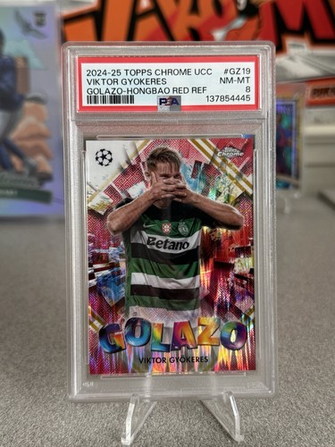 Viktor Gyökeres 2024 Topps Chrome UEFA Club Competitions 5/8