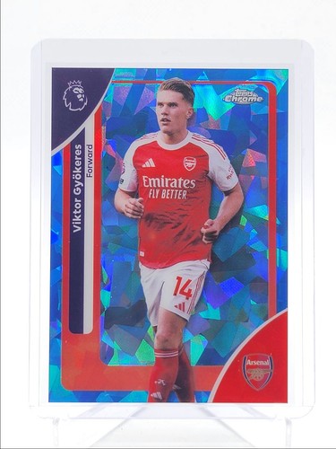 Viktor Gyökeres 2026 Topps Cromo Premier League Zaffiro