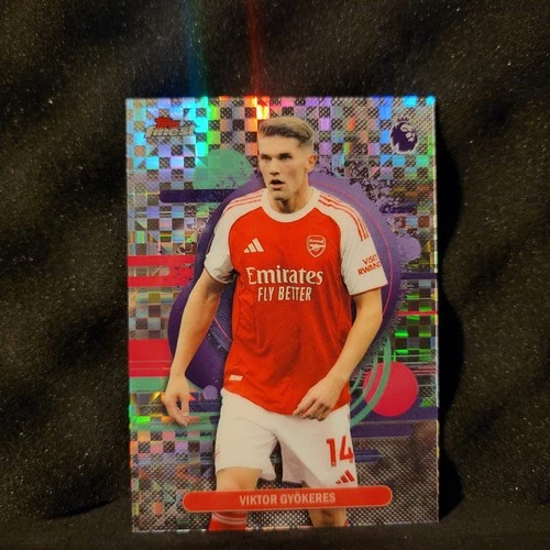 Viktor Gyökeres 2025 Topps Finest Premier League Checkerboard #109