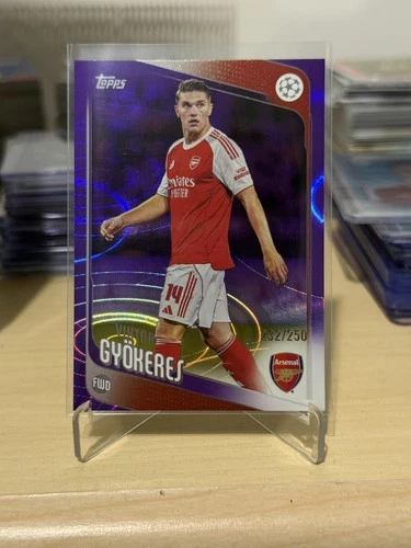 Viktor Gyökeres 2025 Topps Flagship Purple /250
