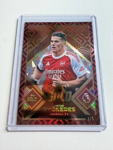 Viktor Gyökeres 2025 Topps Gold Premier League Gold /5