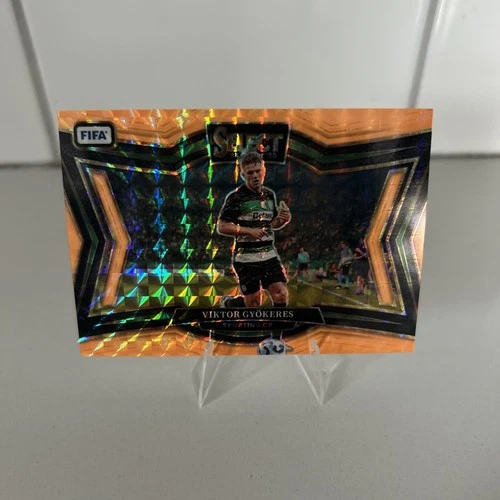 Viktor Gyökeres 2024 Panini Select Orange Fluorescent Prizm /125