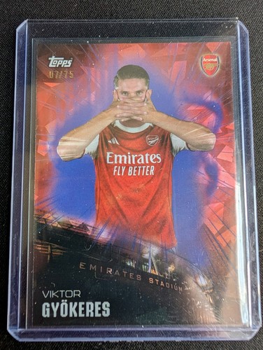 Viktor Gyokeres 2025 Topps Arsenal Ice /75