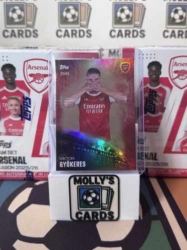 Viktor Gyokeres 2025 Topps Arsenal Team Set /49