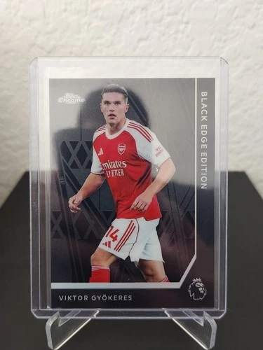 Viktor Gyokeres 2026 Topps Chrome Black Edge Edition