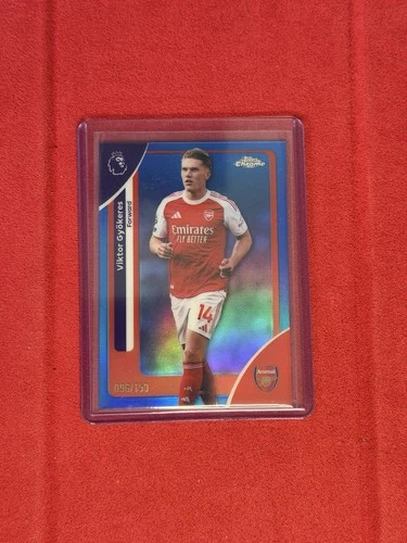 Viktor Gyokeres 2026 Topps Chrome Blue /150
