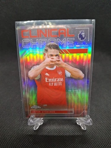 Viktor Gyokeres 2025 Topps Chrome Clinical Chrome