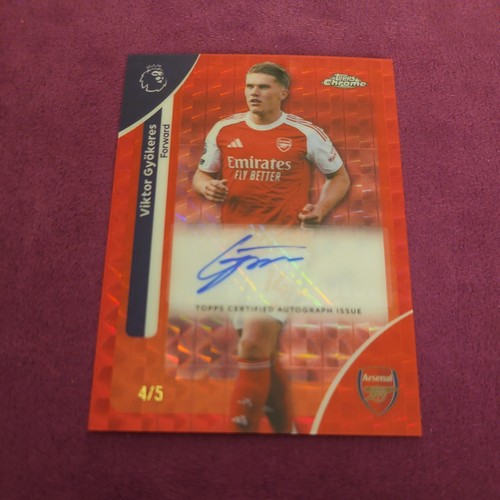 Viktor Gyokeres 2026 Topps Chrome Geometric Refractor /5