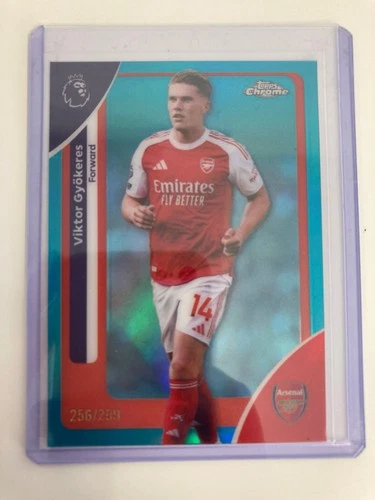 Viktor Gyokeres 2025 Topps Chrome Gold /299