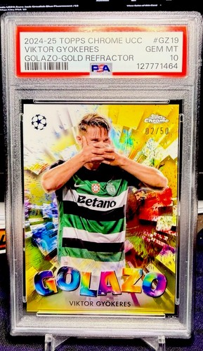 Viktor Gyokeres 2024 Topps Chrome Gold /50
