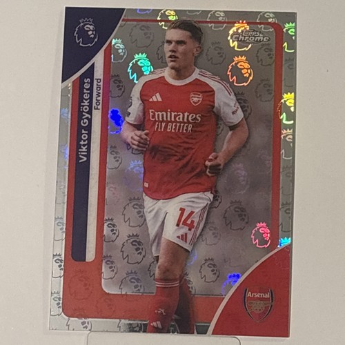 Viktor Gyokeres 2026 Topps Chrome Logo Refractor