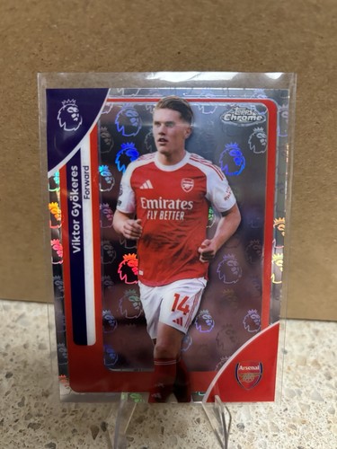 Viktor Gyokeres 2025 Topps Chrome Logofractor