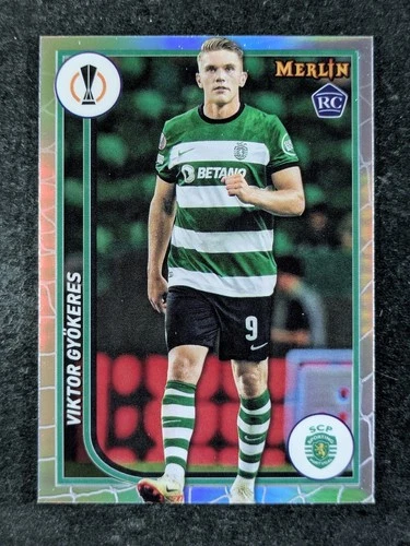Viktor Gyokeres 2024 Topps Chrome Merlin Refractor #113