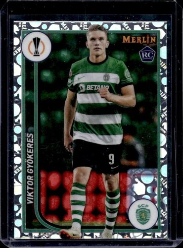 Viktor Gyokeres 2023 Topps Chrome Merlin Vintage Refractor #113