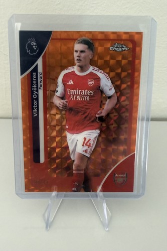 Viktor Gyokeres 2025 Topps Chrome Orange /25