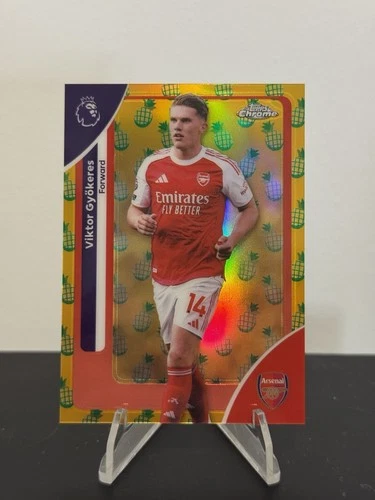 Viktor Gyokeres 2026 Topps Chrome Pineapple Blast