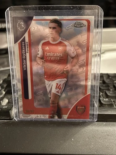 Viktor Gyokeres 2026 Topps Chrome Premier League Retrofractor /92