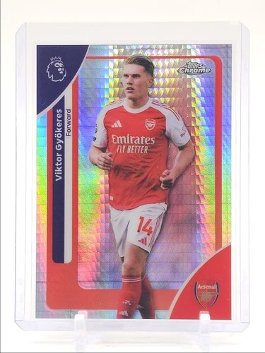 Viktor Gyokeres 2026 Topps Chrome Prism Refractor