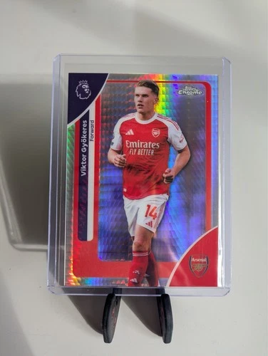 Viktor Gyokeres 2025 Topps Chrome Prism Refractor