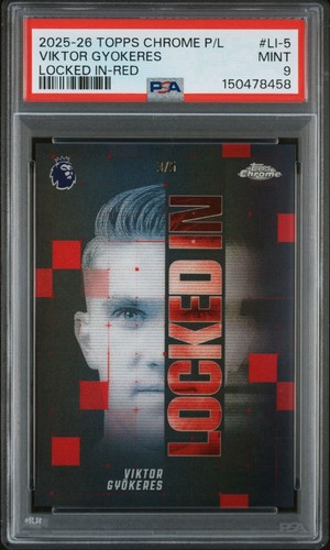 Viktor Gyokeres 2026 Topps Chrome Red /5