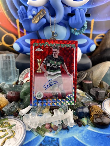 Viktor Gyokeres 2024 Topps Chrome Red Geometric /5