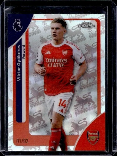 Viktor Gyokeres 2026 Topps Chrome Retrofractor /92