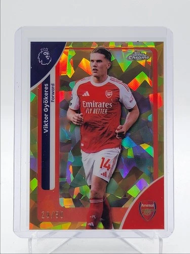 Viktor Gyokeres 2026 Topps Chrome Sapphire Gold /50