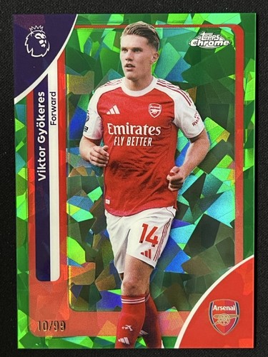 Viktor Gyokeres 2026 Topps Chrome Sapphire Green /99
