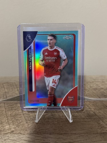 Viktor Gyokeres 2026 Topps Chrome Teal Refractor /199