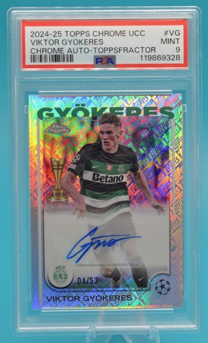 Viktor Gyokeres 2024 Topps Chrome Toppsfractor /52