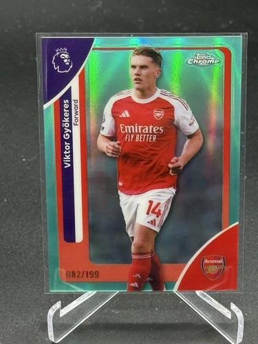 Viktor Gyokeres 2026 Topps Chrome Water Refractor /199