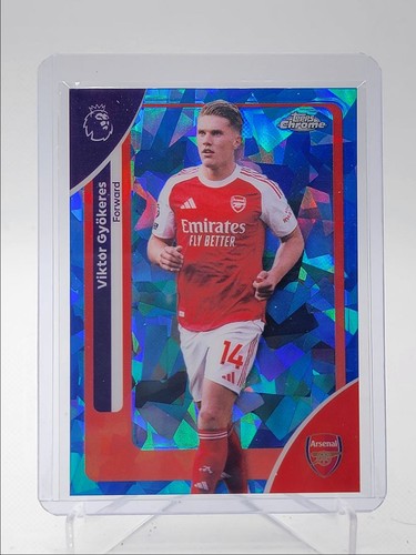 Viktor Gyokeres 2026 Topps Cromo Premier League Zaffiro